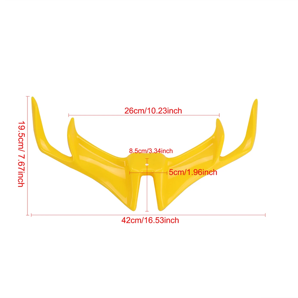 ABS Motorcycle Front Fairing Winglet Wing Cover Trim for Yamaha