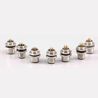 M12 male and female socket  4 5  8  pins weld IP67/68 Install front/rear panel waterproof circular connectors 3