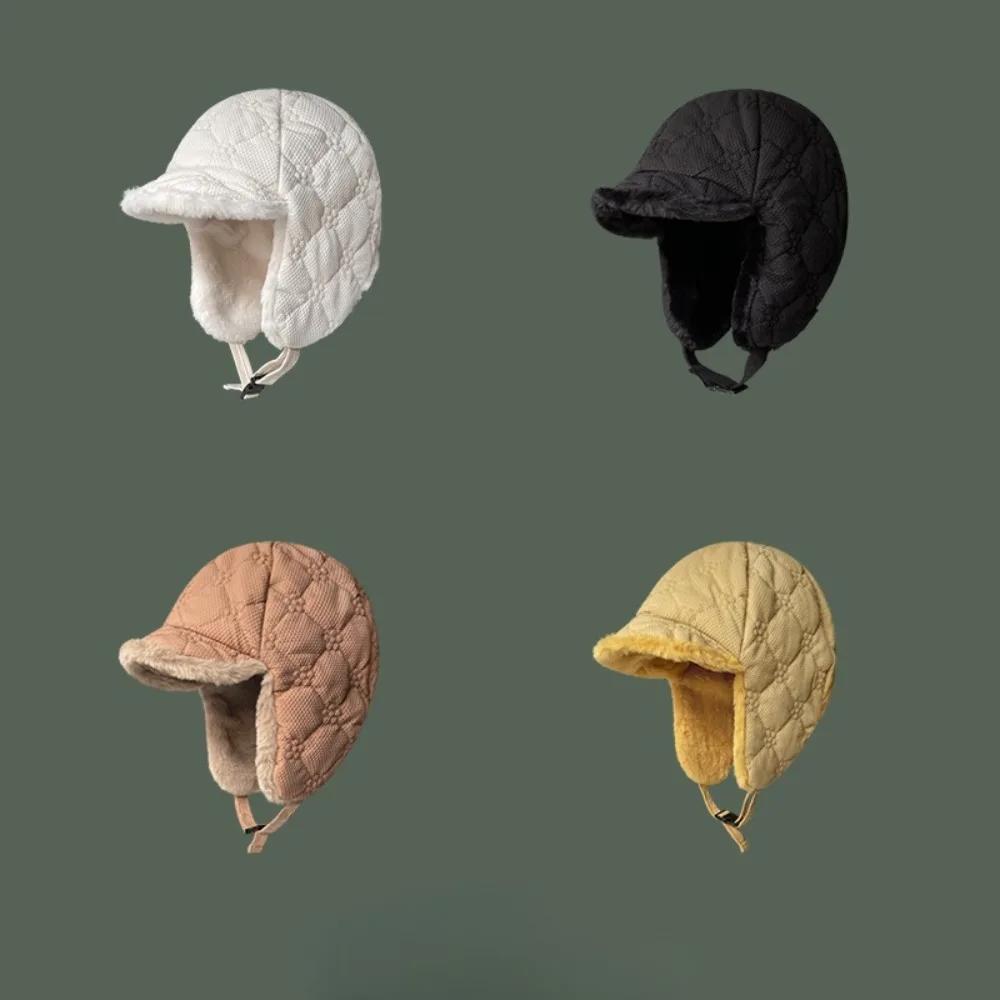 

Шапка-бомбер с защитой ушей, новая утолщенная ветрозащитная женская мягкая Летающая шапка