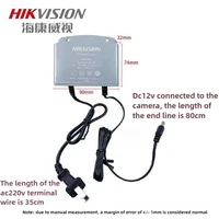 HIKVISION 12 В 2 А питание камеры, защита безопасности, видеонаблюдение, аксессуары для видеонаблюдения, отличительное 12 В, наружное гидроизоляция — изображение 4