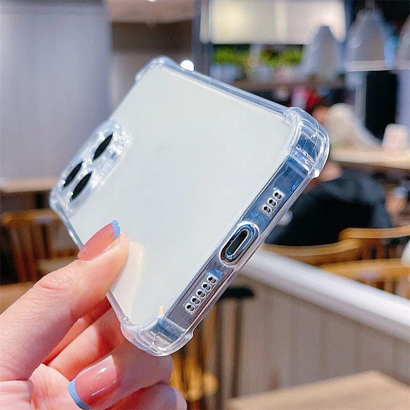 Shockproof Clear Soft Bumper Transparent Phone Case