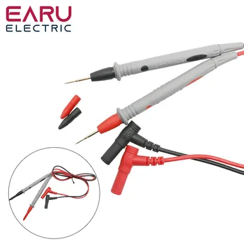 범용 프로브 테스트 리드 핀, 디지털 멀티미터, 바늘 팁, 멀티 미터 테스터, 프로브 와이어 펜 케이블, 20A, 1 쌍