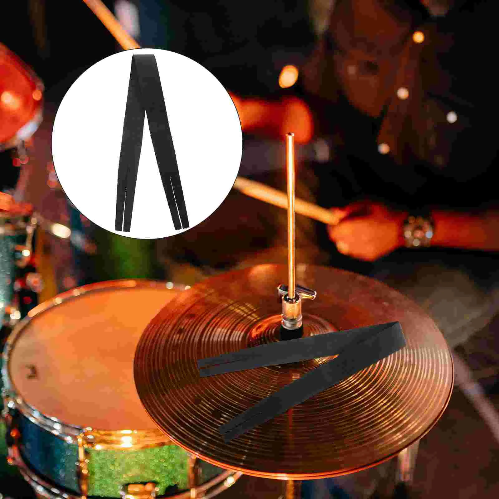 Cymbal Sound Hole Belt Replacement Straps Pads Musical Instrument Accessory