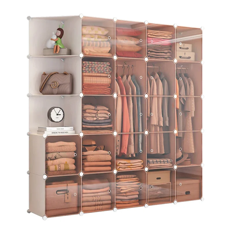 Portable Organizer Closet Bedroom Cupboard Partitions Wardrobe Walk In Door Kids Cheap Baby Watches Doll Armario Home Furniture