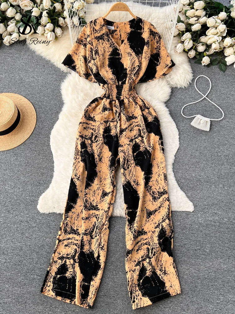 Summer Spaghetti Petite Jumpsuit Summer Singreiny Beach Summer