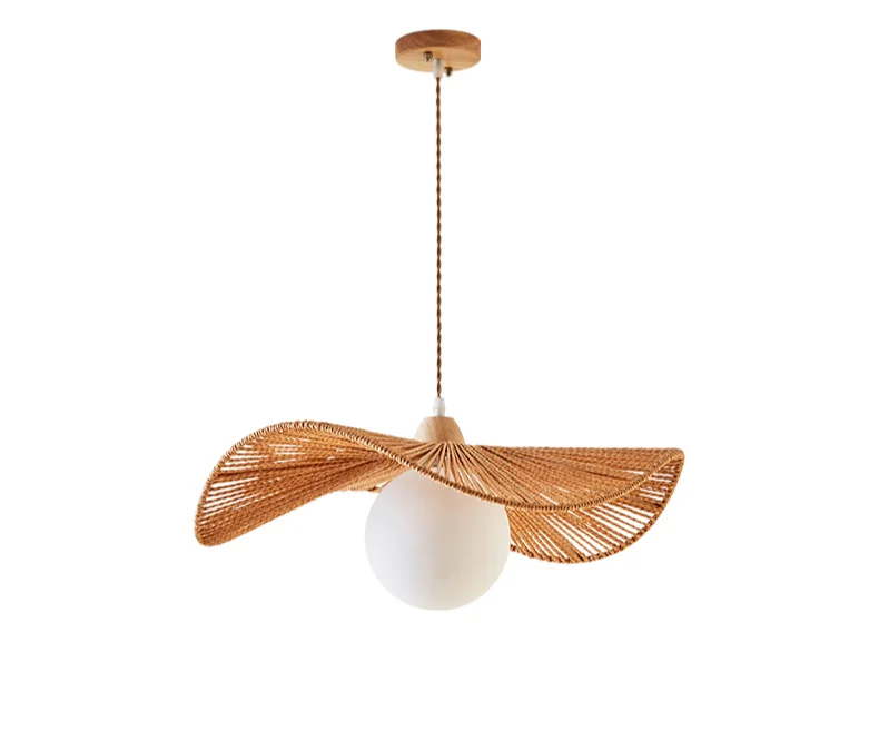 Description Picture 4 of itemJapanese Cream Style Bar Counter Restaurant Chandelier Bedroom Study Wooden Style Tea Room Coffee Shop Hanging Lighting