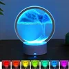 Quicksand Table Lamp, internet red hourglass decompression ornament 3D three-dimensional sand painting water painting colorful R 2