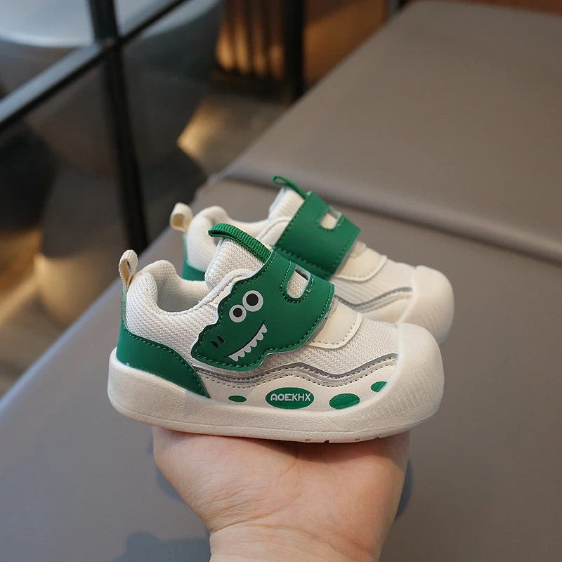 Baby Children Toddler Shoes Gray Lightweight Breathable Boys Girls Sports Functional Shoes Green Kid Baby Single Shoes Sandals 2