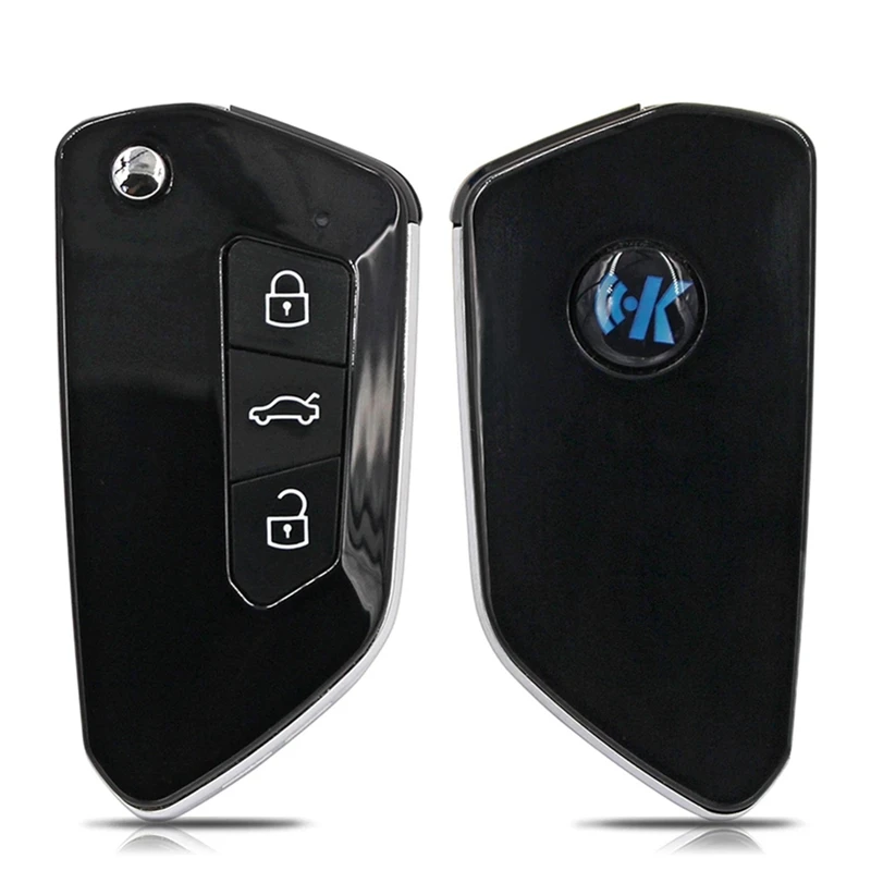 

KEYDIY NB33 KD Автомобильный Дистанционный ключ NB-Series 3 кнопки с чипами для Golf 8 стиль для KD900/Φ KD MINI/ URG200 программатор