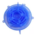 6pcs round blue