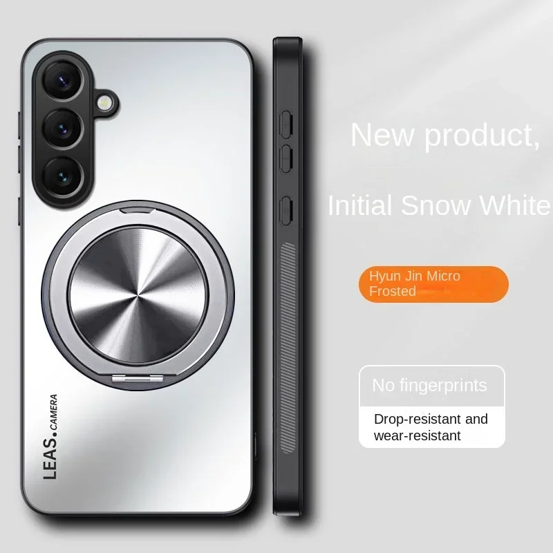 Hard Matte Magnetic Ring Protective Back Cover Case