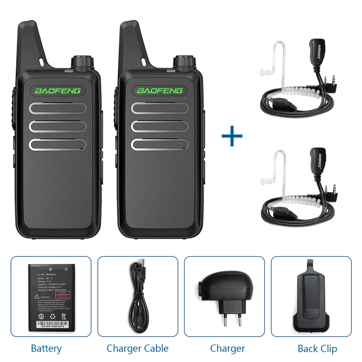 1/2/4/6 Mini Walkie Talkie BF-T20 5W Child Kids CB Radio Transceiver Clear Signal UHF Talki BF-888S Ham Radio Station 