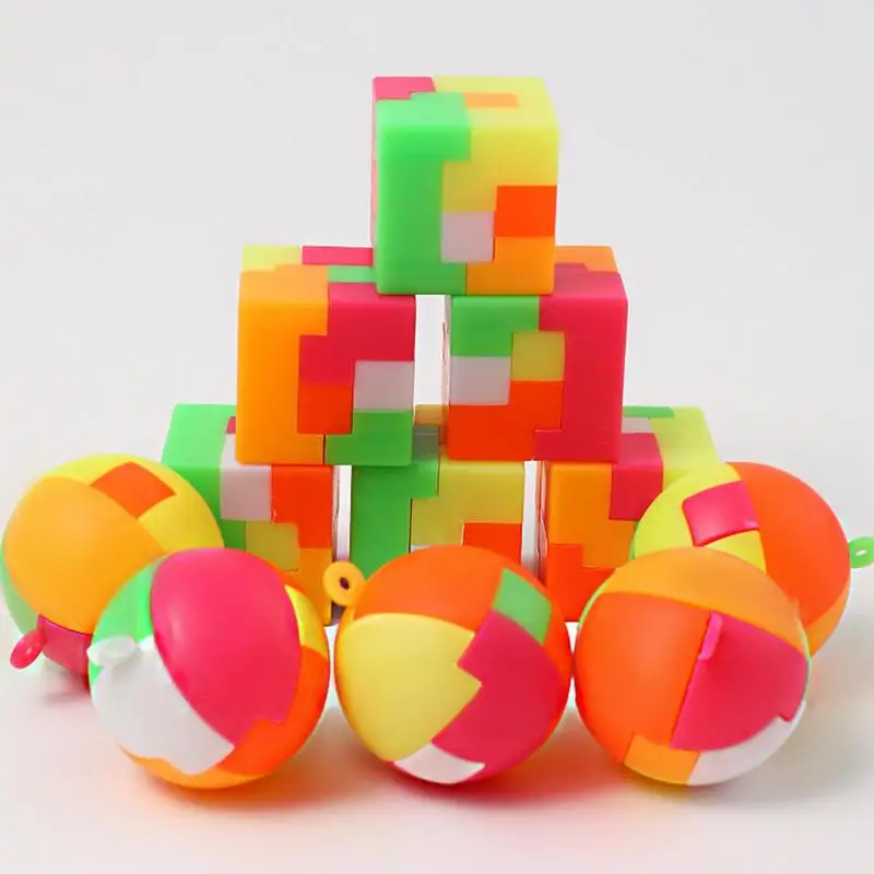 Beneficial Intelligence Assembled Ball Luban Lock Brain Teaser Games Cube Children Educational Toys Creative Puzzle Toys