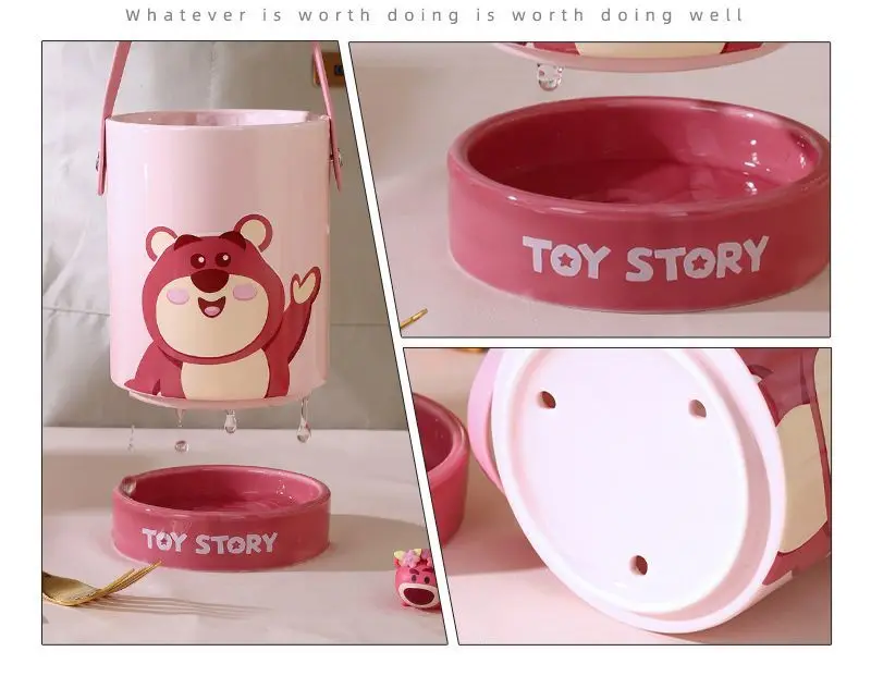 Disney Ceramic Bucket Cute Cutlery And Pen Barrel Holder