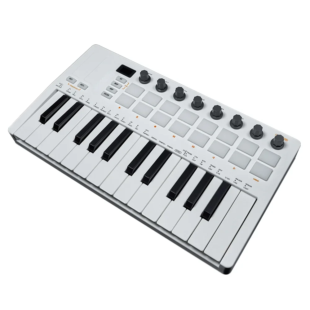 

25 keyboard percussion pad controller Bluetooth portable music arrangement