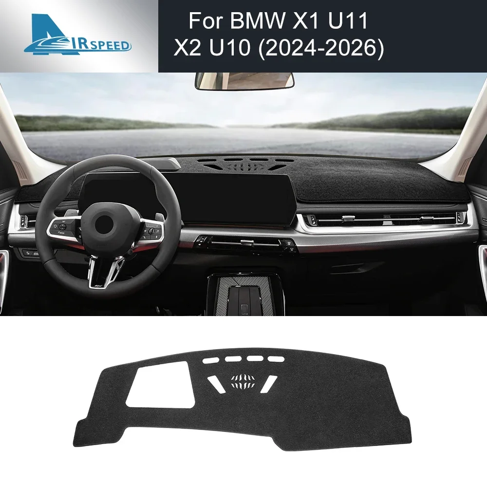 BMW X1 U11 X2 U10 2024 2025 2026 커버 LHD RHD 자동차 대시보드 패드 햇빛 가리개 자외선 차단 매트 패드 선쉐이드 카펫