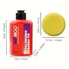 Automotive Plastic Renovation Solution - Shiny and Long-Lasting Vehicle Internal and External Repair Cream and Seat Cushions 4