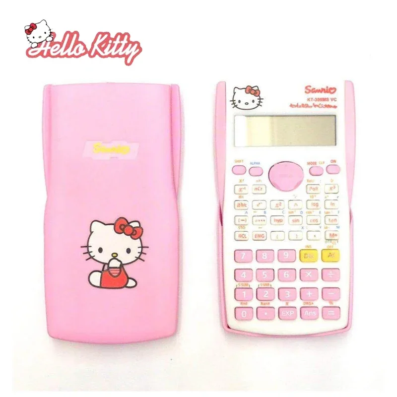 Electronic Calculator Hello Kitty Electronic Calculator Desktop Home Office School Financial Accounting Tool Slide Science Function Calculation Cute