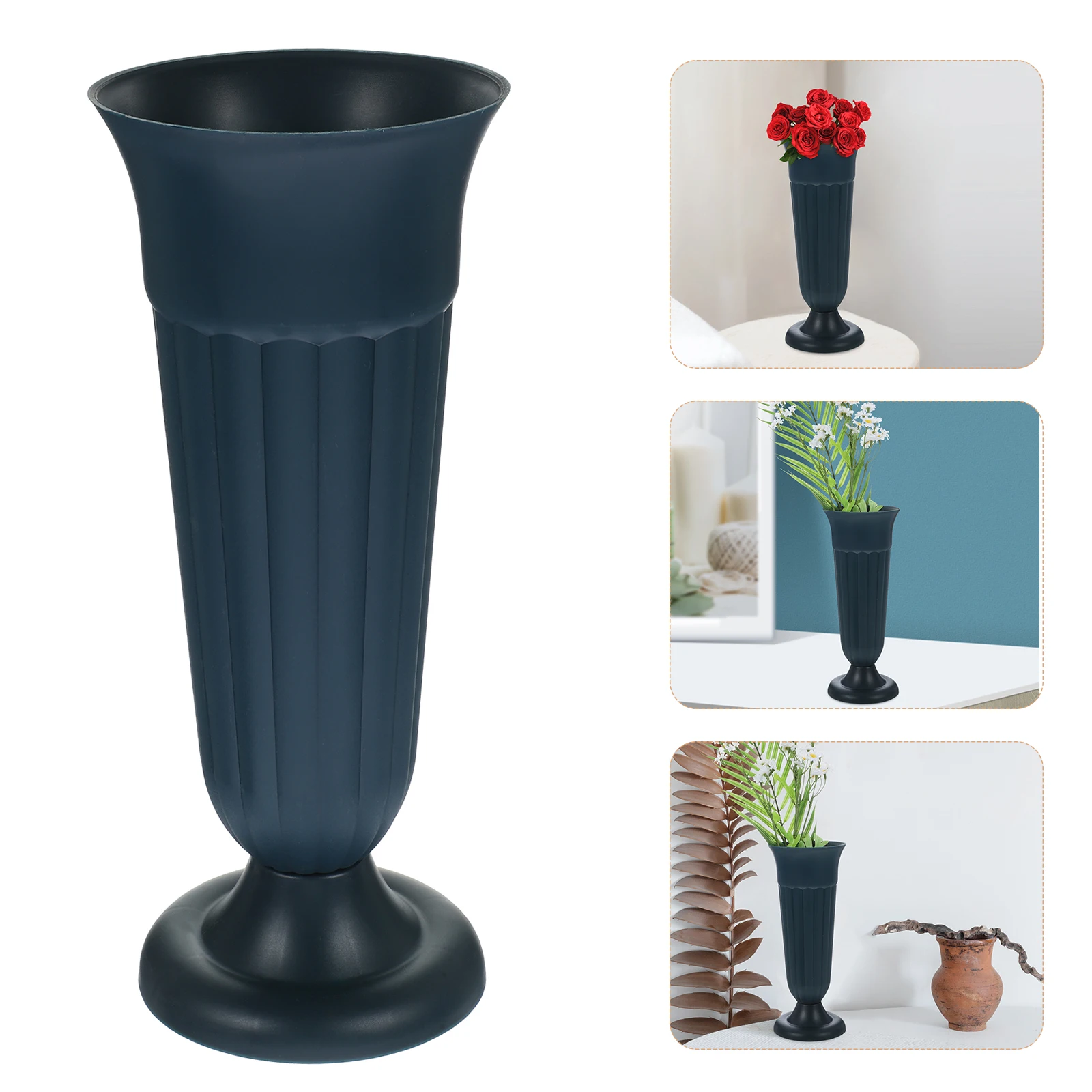 Flower Arrangement Bucket Grave Vases For Flowers Holders Pot Cemetery Container Memorial Graves Urn Planter Flower Vase 3