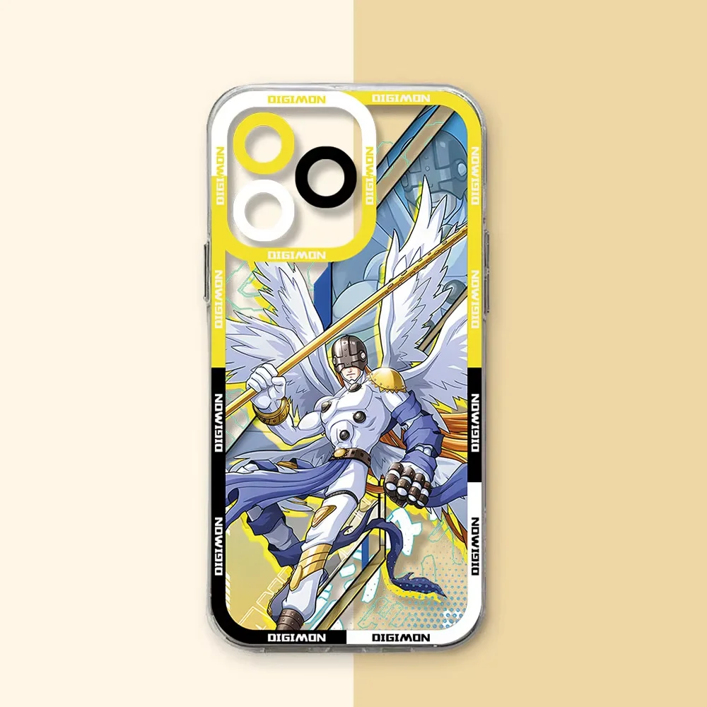 Transparent Anime Digimon Phone Case