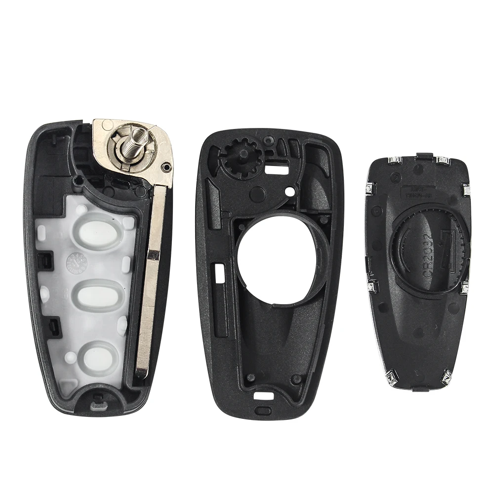 Dandkey Blade Remote Key Shell Case For Ford C-max S-max Focus Ranger Galaxy Mondeo Transit Kustom Tourneo HU101 FO21