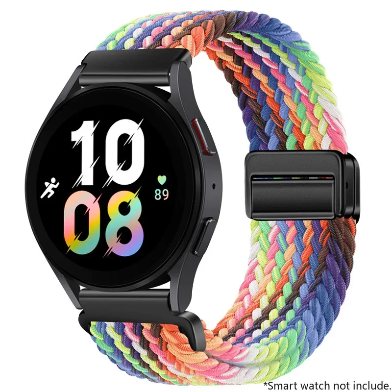 Adjustable Nylon Buckle Strap for Smartwatches - 22mm/20mm