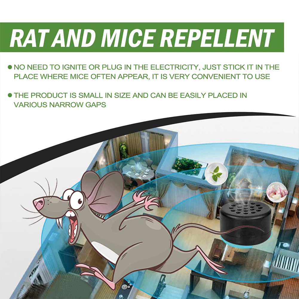 Mice Repellent Deterrent Anti-Mouse Balls Rat Repellent Peppermint Oil 8Pcs/Bag