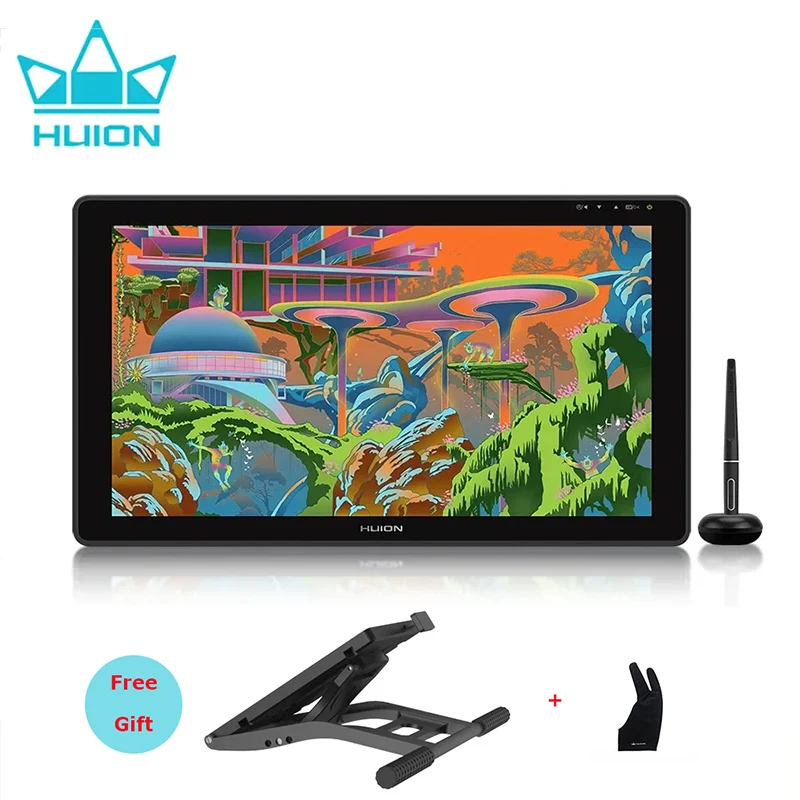 Huion Kamvas 22 Graphic Tablet 21.5 Inch Pen Tablet Monitor Anti 