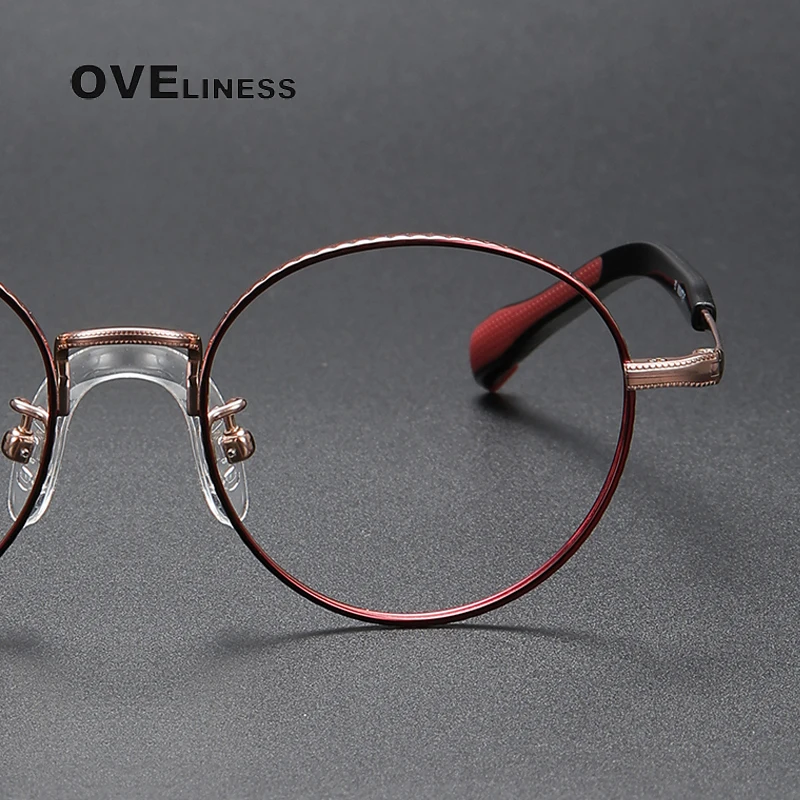 Optical Glasses Frames Round Kid Titannium