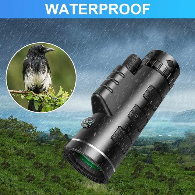 40X60 Telescope Professional Monocular Powerful Binoculars Pocket Telescope with Tripod for Travel Holiday as Gift Teleskop - Image 4