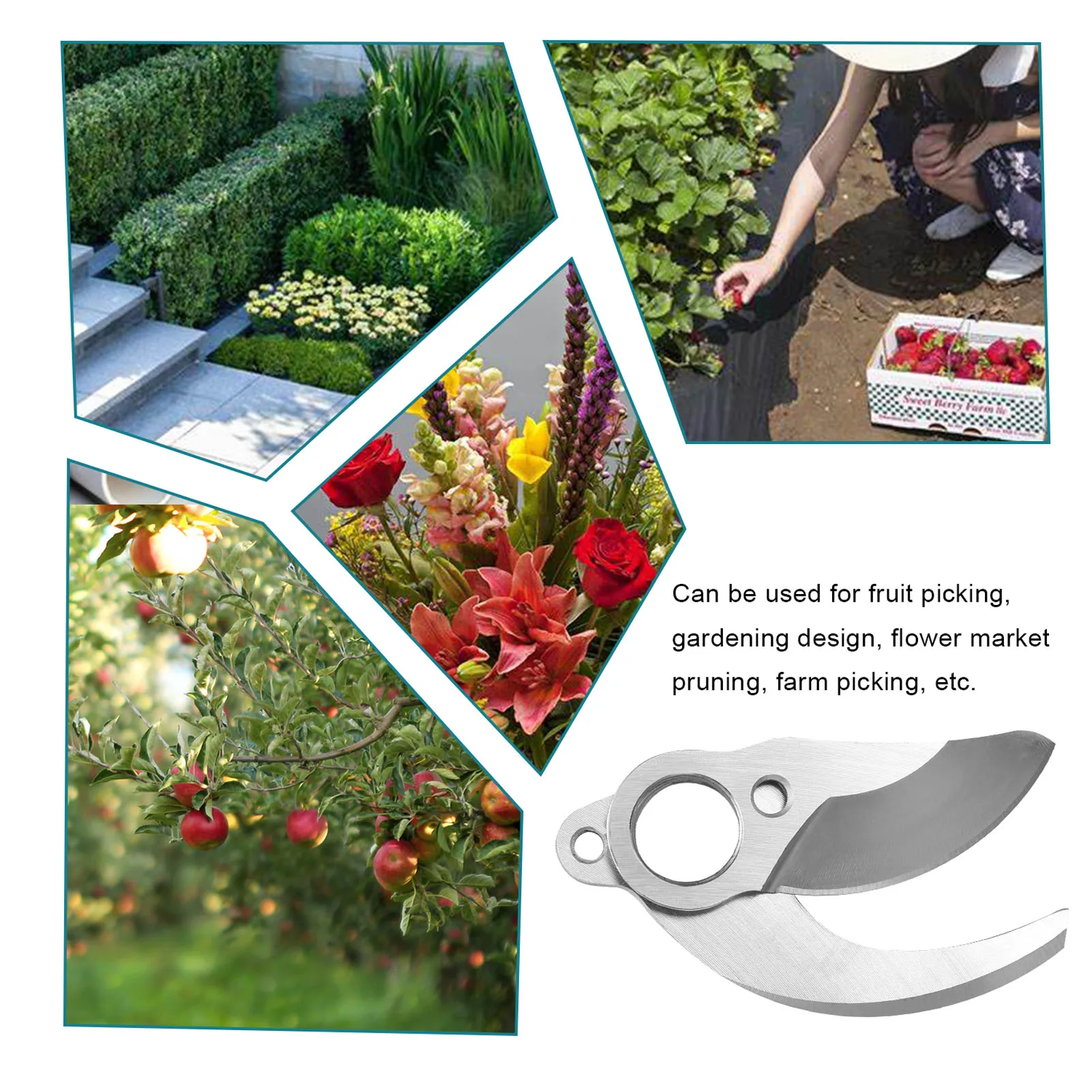 SK5 Cordless Pruner Cutting -Blade 30mm Electric Pruning Shear Accessory Efficient Fruit Tree Bonsai Pruning Branches Tool Pruning Shears Garden Pruner Pruning Shears Blades