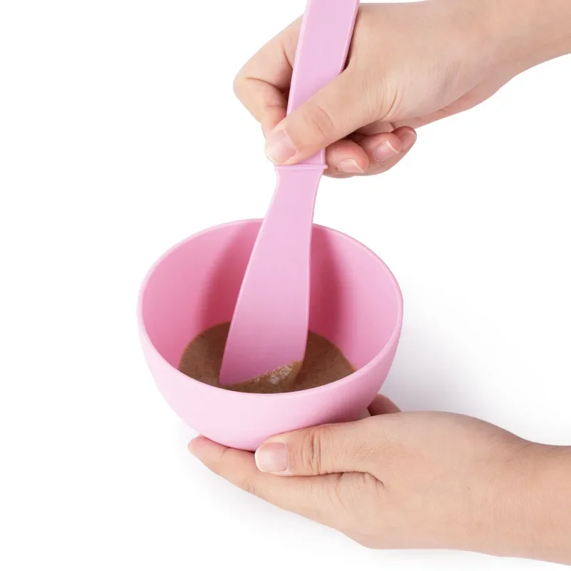 

Силиконовая маска в виде чаши, стандартная розовая силиконовая маска, безопасная и безвкусная круглая миска для салона красоты, одинаковая