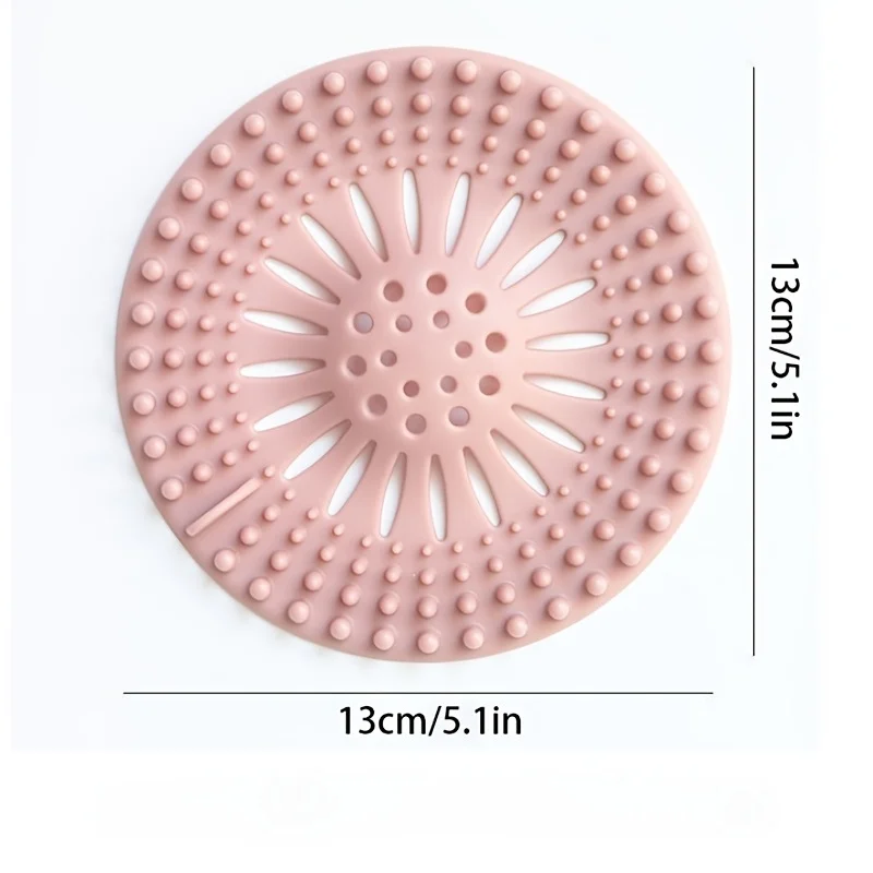 Bathroom Sewer Hair Strainer Kitchen Sink Sink Anti-Odor Clogging Silicone Anti-Hair Floor Drain Cover sink filter,sink strainer,shower drain catcher,hair drain catcher,silicone floor drain cover,floor drain cover,hair drain filter,floor drain filter,floor drain hair filter,floor drain hair catcher,drain hair catcher