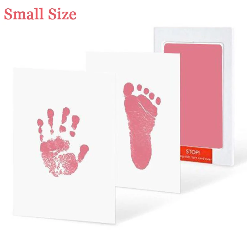 outdoor newborn photos Large Size Non-Toxic Baby Handprint Footprint Imprint Kit Baby Souvenirs Casting Newborn Footprint Ink Pad Infant Clay Toy Gifts cheap newborn photography near me Baby Souvenirs