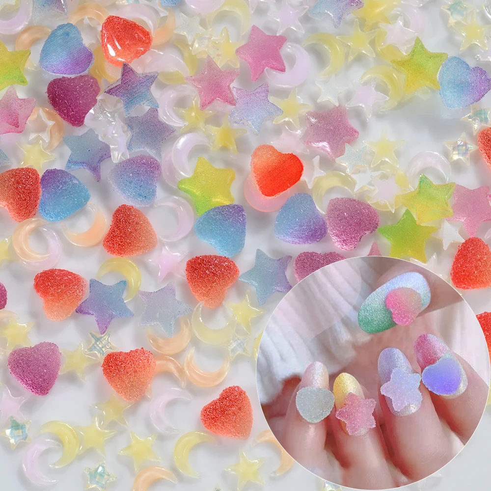 12 Stile/Box 3D Gemischte Rote Themen-Nagelkunst-Charms aus Harz: Kirsche, Erdbeere, Schleife, Blume, Strass-Nageldekorationen für DIY-Maniküre – Detail 23