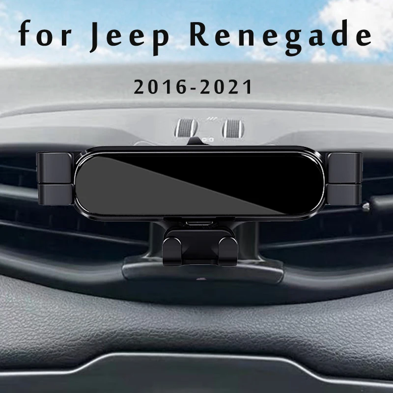 Car Phone Holder Jeep Renegade Car Styling Bracket GPS Stand Rotatable Support Mobile Accessories phone holder mobile phone holder