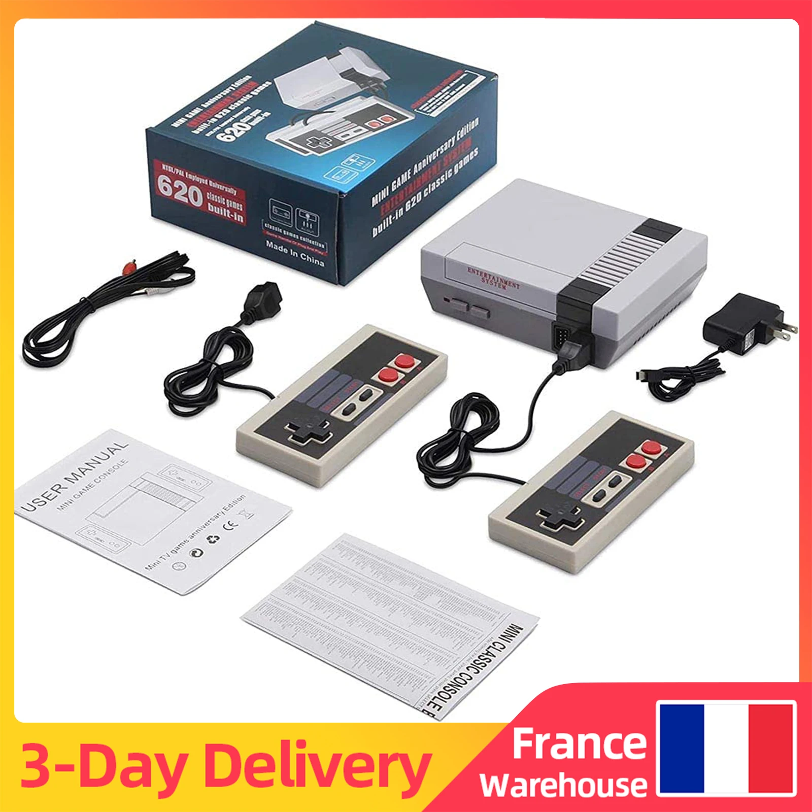 Mini Tv Video Game Console Builtin 620 Fc Classic Games Retro Classic