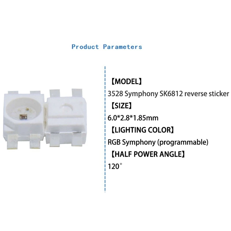500 pces sk6812 mini e rgb ws2812b semelhante 01
