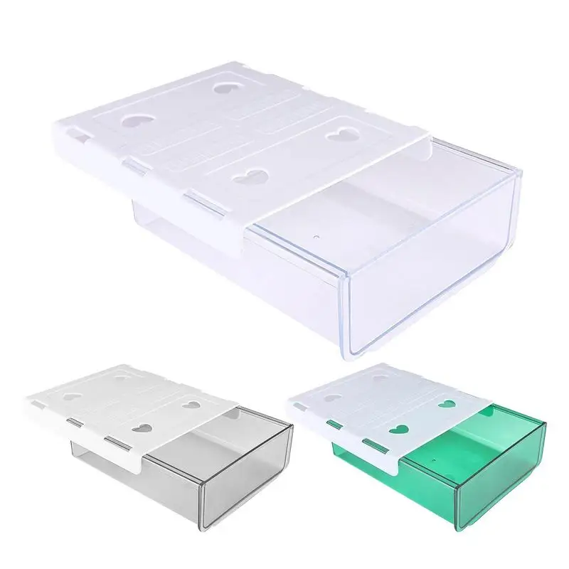 

Under Desk Drawer Clear Self-Adhesive Drawers Under Table Storage Under-drawer Storage Box Office Home Storage Organizer