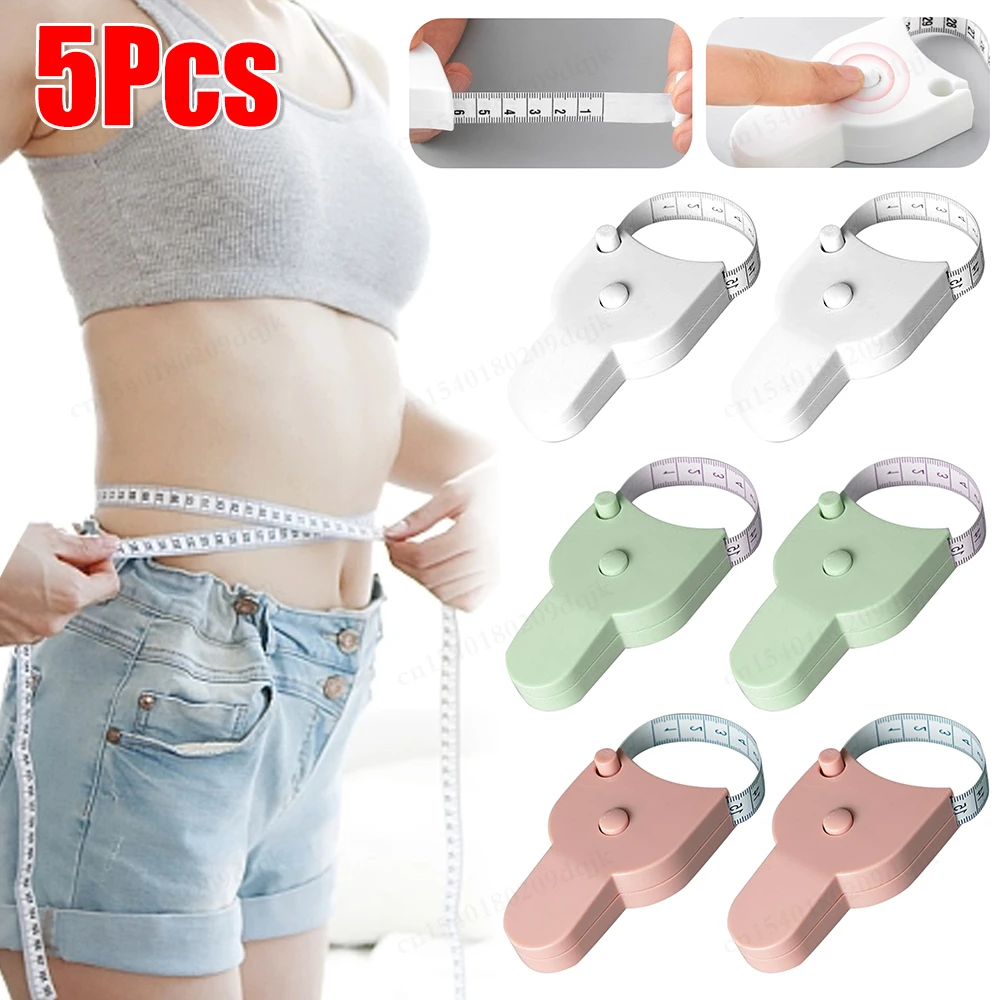 Automatic Telescopic Tape Measure Body Measuring Tape Sewing Ruler Tools Centimeter Tapes For Body Meter Measure Tools 1-5PCS tape measure,measuring tape,measuring ruler