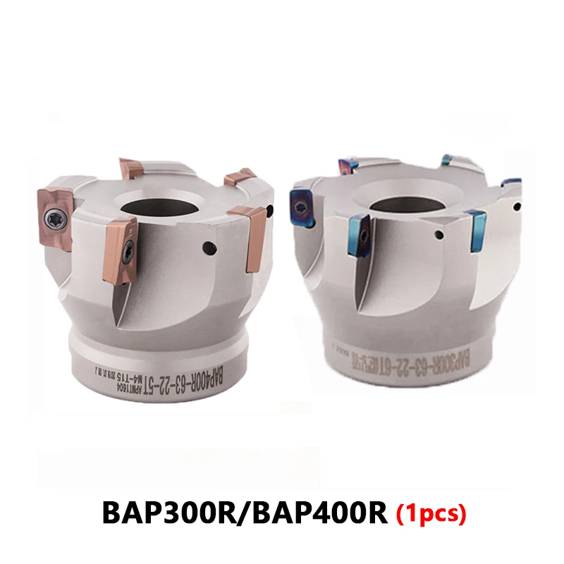 

Фрезерная головка BAP300R BAP400R с ЧПУ, твердосплавная пластина с прямым углом 90 градусов, APMT1135, APMT1604