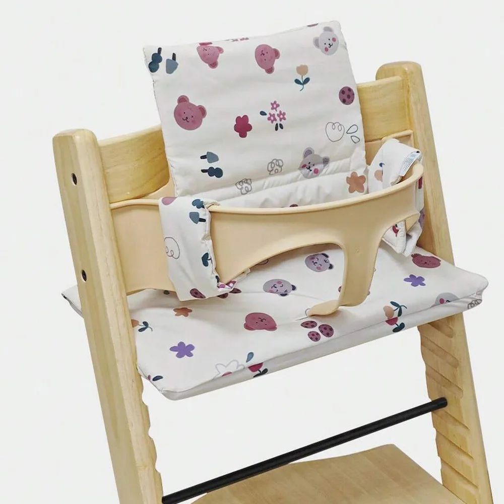 Dining Chair Cushion Cartoon Dining Chair Seat Cushion Baby Eating Anti-dirty Seat Cushion High Chair Cover Waterproof Accessorie