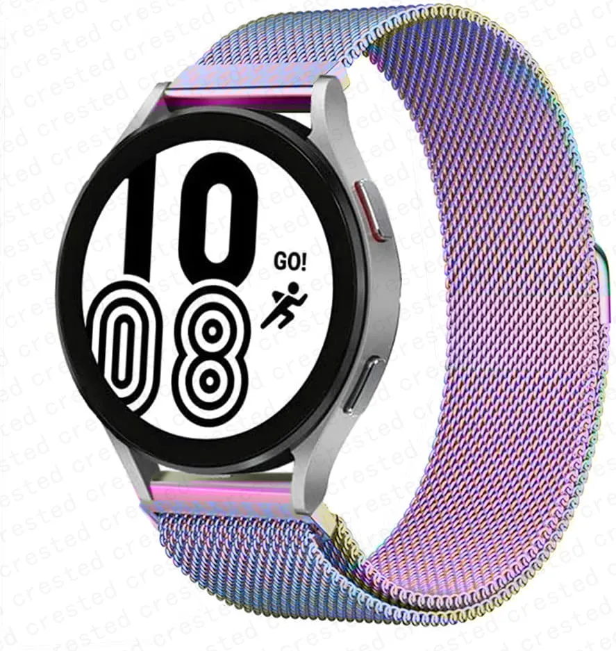 Milanese Loop Stainless Steel Watch Strap Bracelet, 20mm/22mm