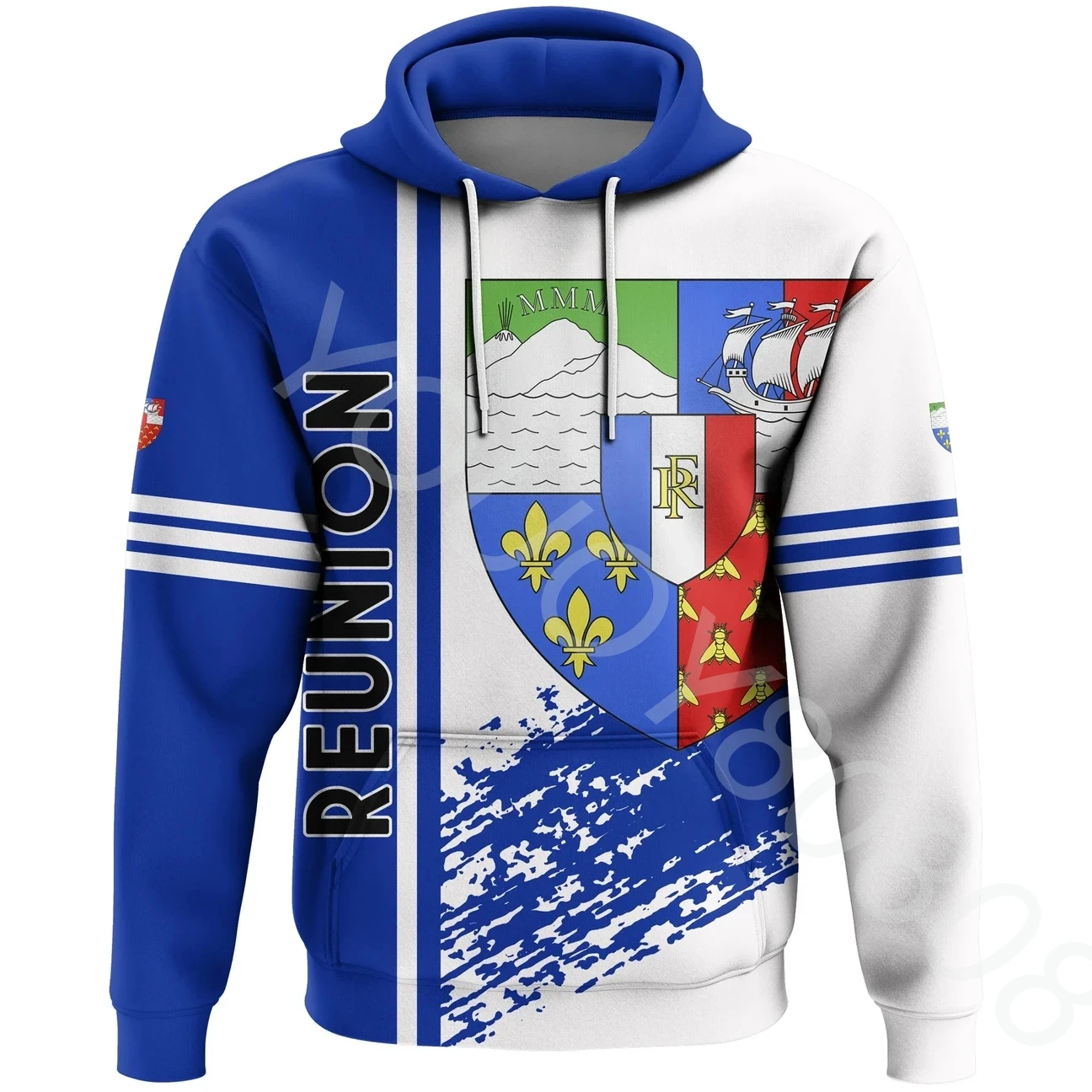 

African Clothing Reunion Pullover New Autumn Men's Hoodie Casual Sweater Retro Harajuku Casual Clothing Jacket