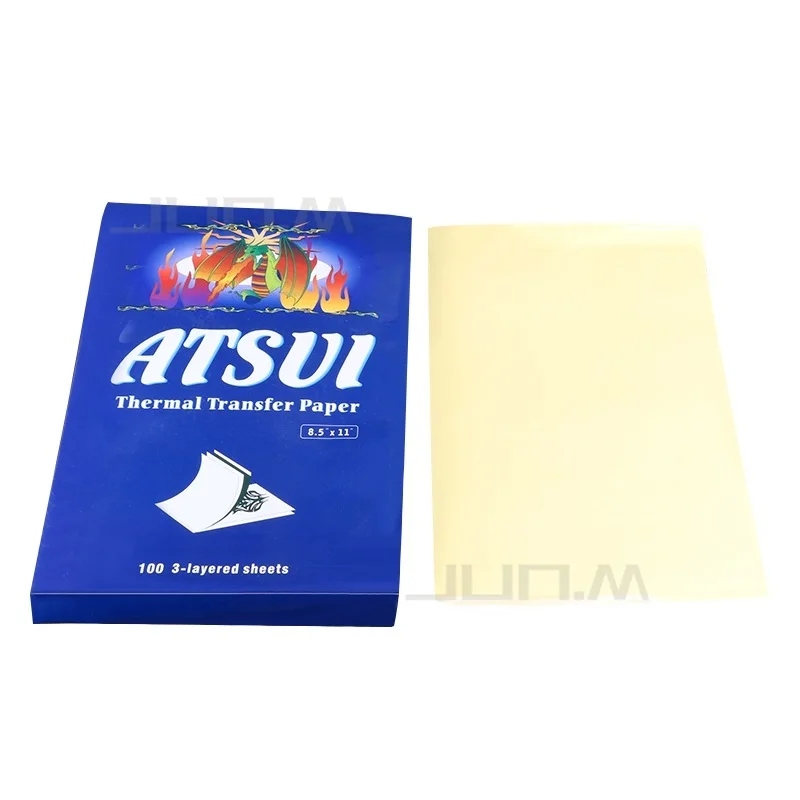 10PCS ATSUI Tattoo Transfer Paper For Body Art Tattoo Beginner Stencil