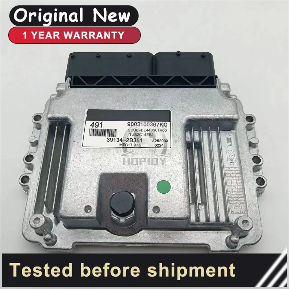 

Computer Control Unit Board ECU 39134-2B351 MEG17.9.12 491