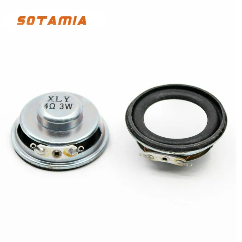 Bluetooth Speaker Portable Speaker Mini Bluetooth Speaker Audio Speaker Mini Sound Box SOTAMIA 2Pcs 40MM 50MM Mini Portable Sound Speakers 4 Ohm 3W 8 Ohm 5W DIY Music Bluetooth Speaker Stereo Home Audio Loudspeaker