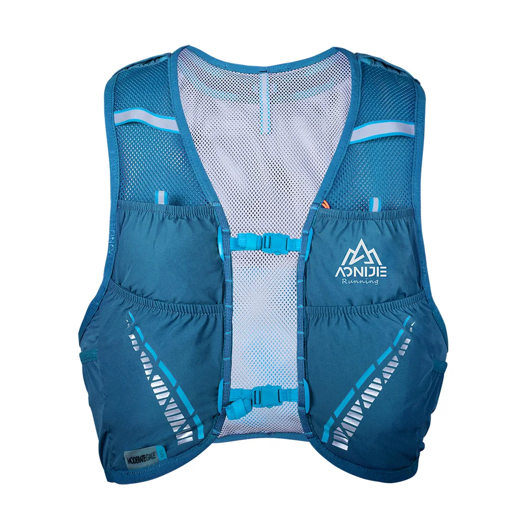 AONIJIE Dark Blue C933S 500ML 600ML Outdoor Sports 5L Backpack Hydration Pack Rucksack Bag Vest Harness for Marathon Running 2L