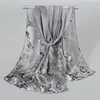 new chiffon scarf female spring and autumn large super long printed silk scarf wild shawl summer sun sand 6