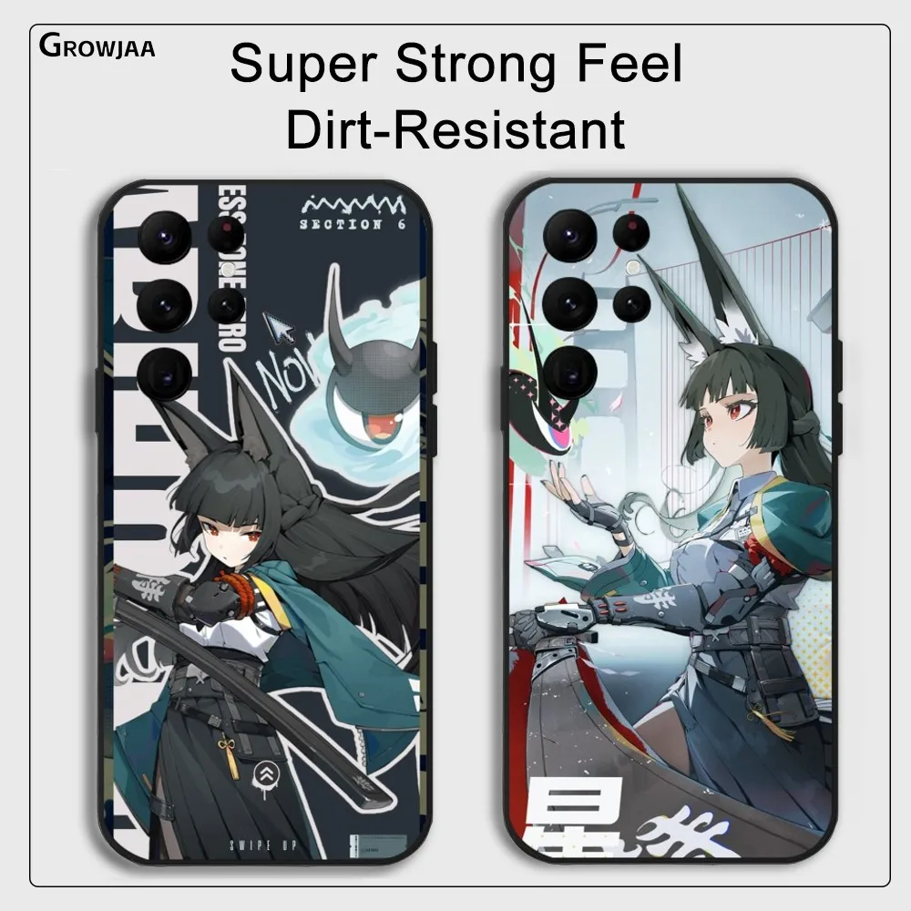 Miyabi Hoshimi Design Protective Silicone Phone Case